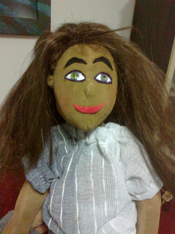 Kadınca HobiFigen Abla�nın dünyası Kocaman bez bebek