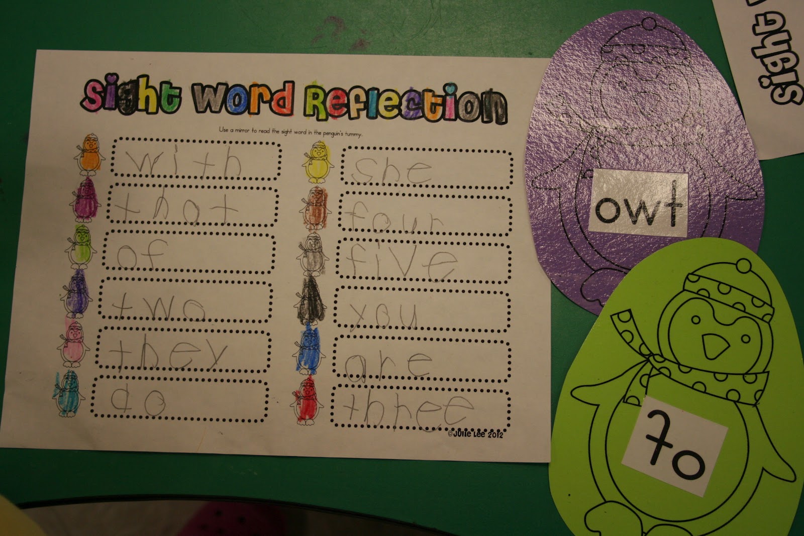 Mrs. Lee's Kindergarten: Mirrors and Literacy??