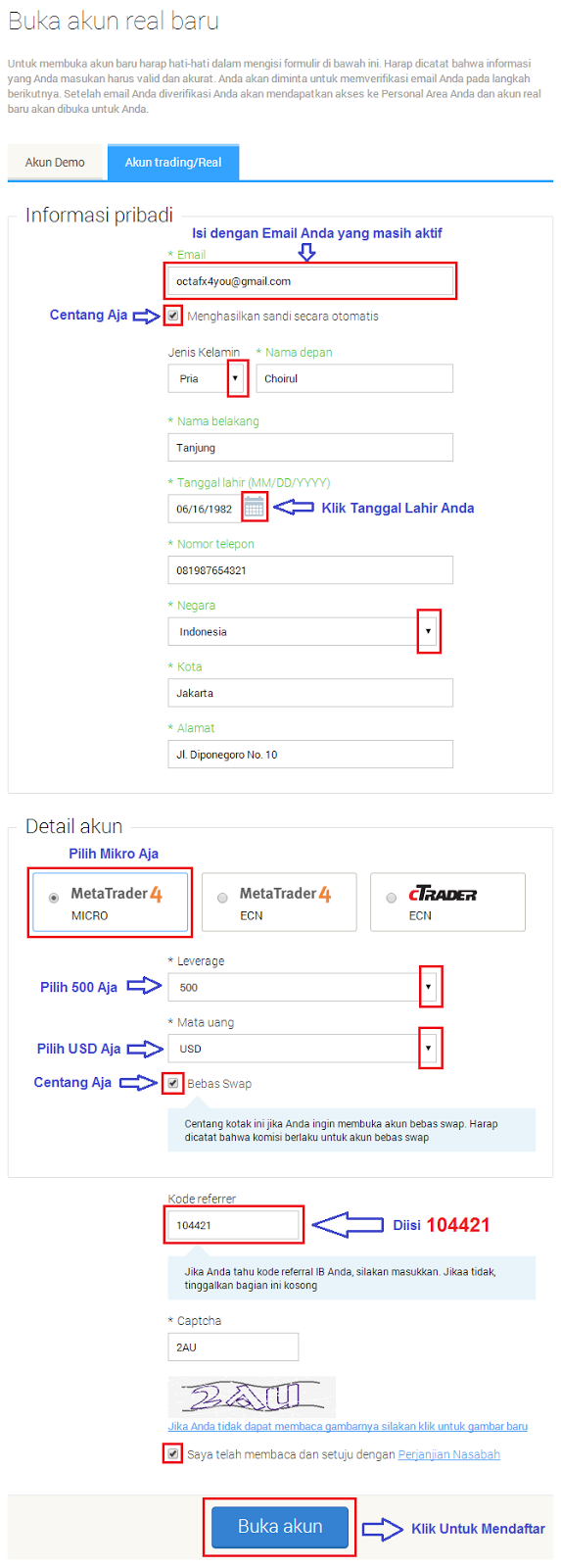Web forex diblokir