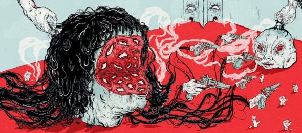 Elif Varol Ergen illustrations bizarre grotesque violence children abuse blood monsters Elif Varol Ergen illustrations bizarre grotesque violence children abuse blood monsters