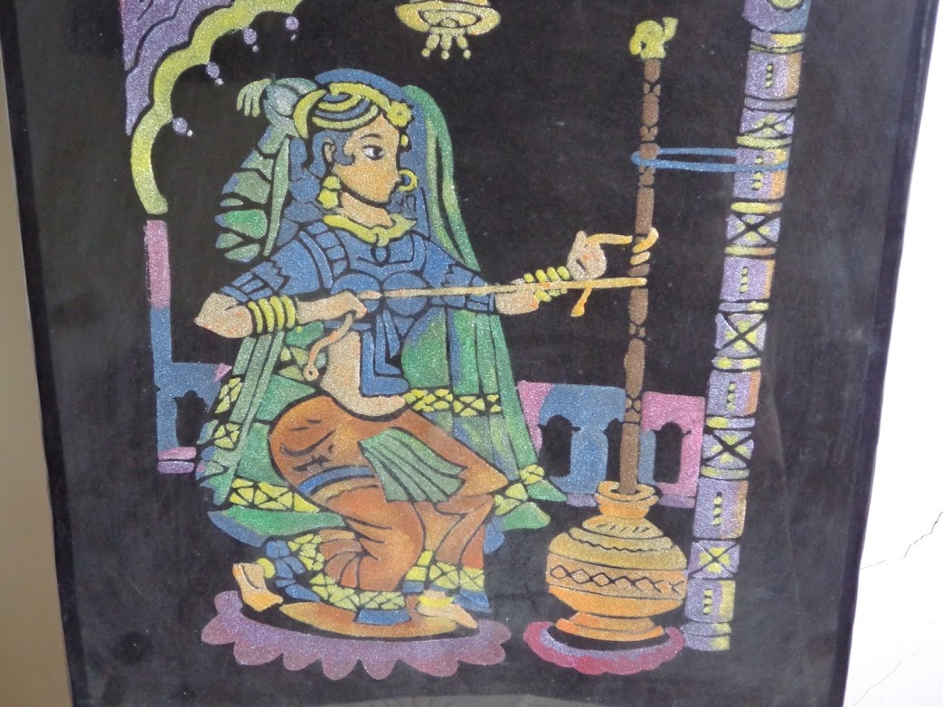 The Craft Gallery Fabric Embossed Painting