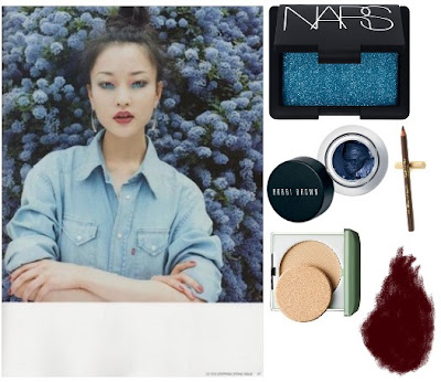 Blue Eyes right eyeshadow bright eyeshadow makeup. Blue Eyes right eyeshadow