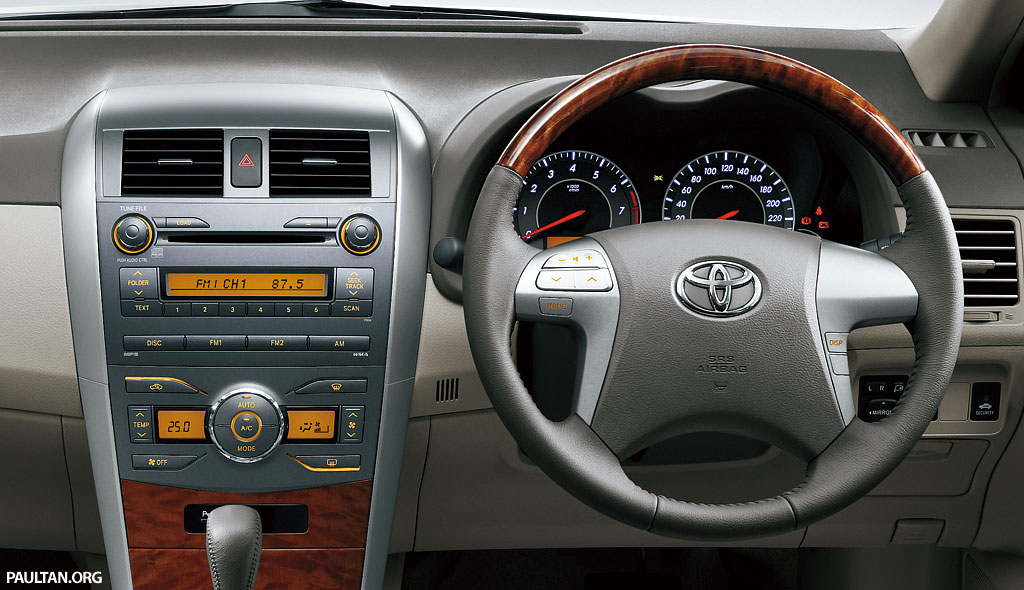 Car Models Toyota Altis Interior