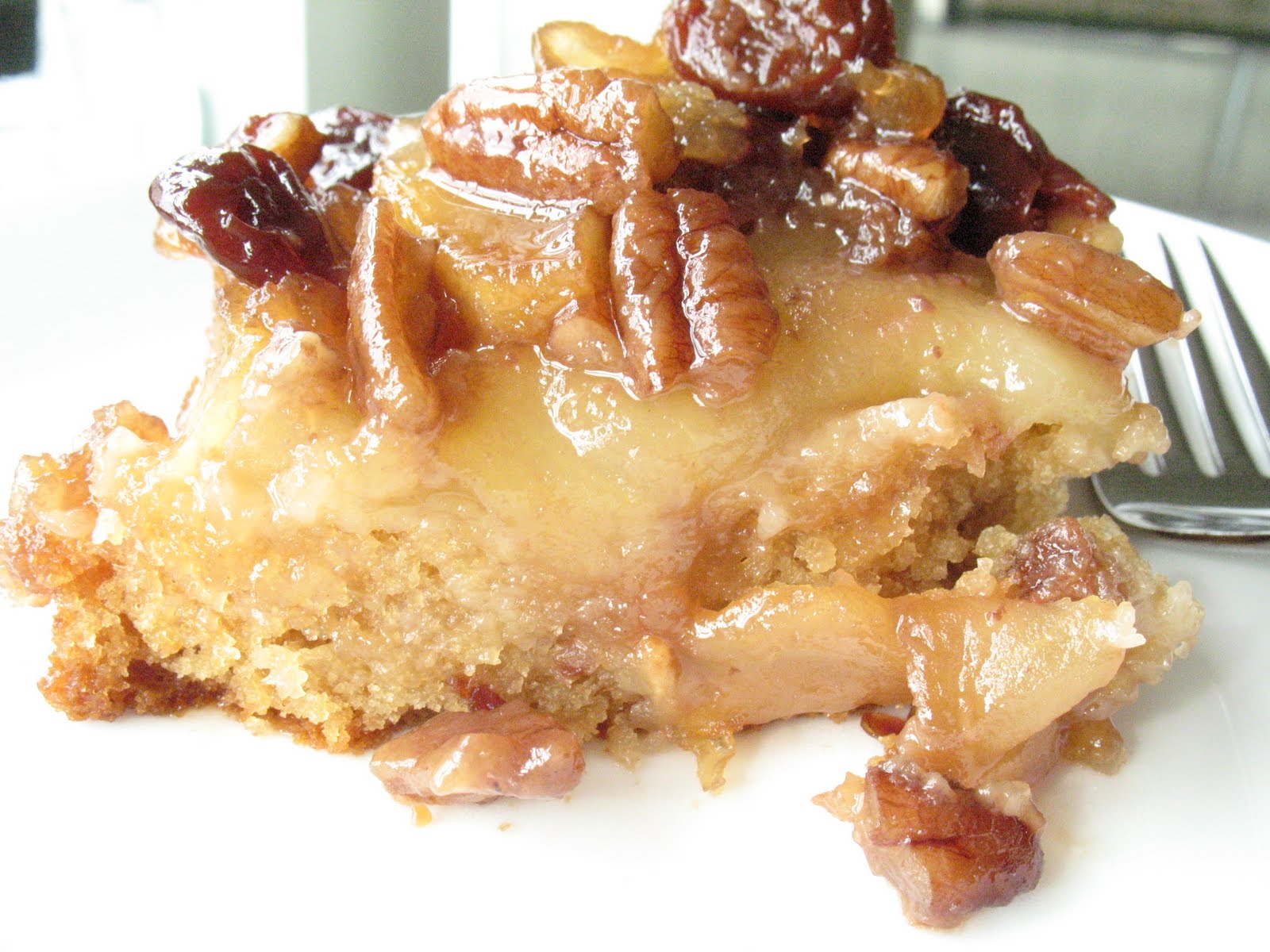 Anna's Table Maple Apple and Cherry Upside Down Cake