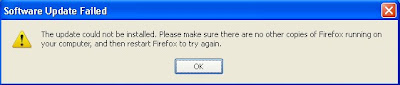 firefox error - The update could not be installed. Please make sure there are no other copies of Firefox running on your computer, and then restart Firefox to try again. firefox error - The update could not be installed. Please make sure there are no other copies of Firefox running on your computer, and then restart Firefox to try again.
