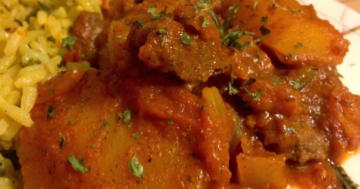 The Small Town Kitchen Jamaican Beef and Pumpkin Curry
