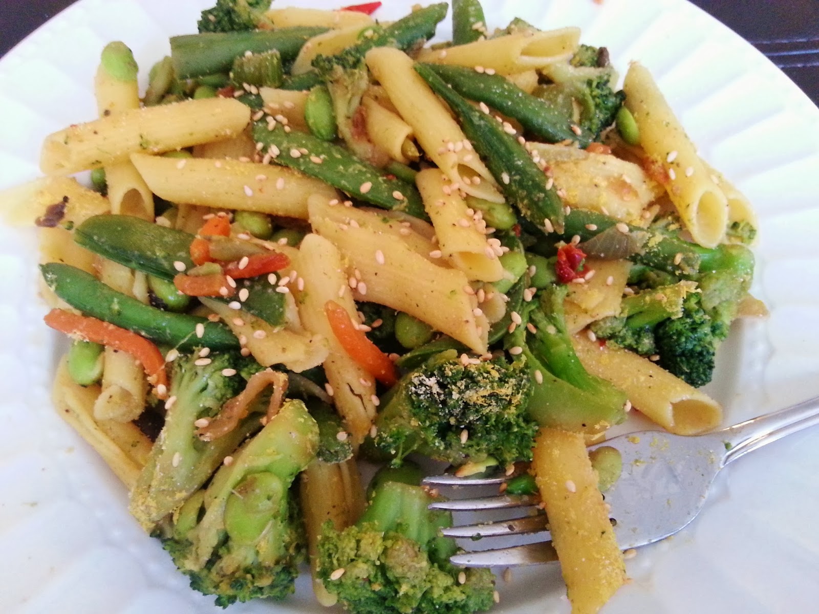 Running Green Edamame Stir Fry