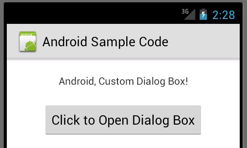 Android Custom Dialogs Style