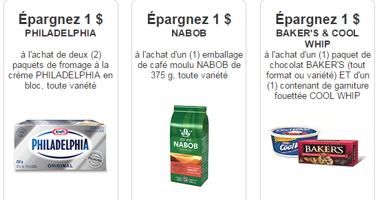 Coupons rabais kraft canada
