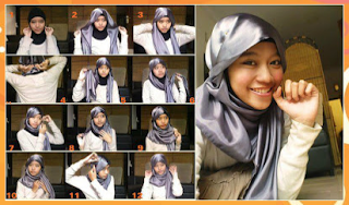 tutorial jilbab hijab Hana Tajima Style tutorial jilbab hijab Hana Tajima Style