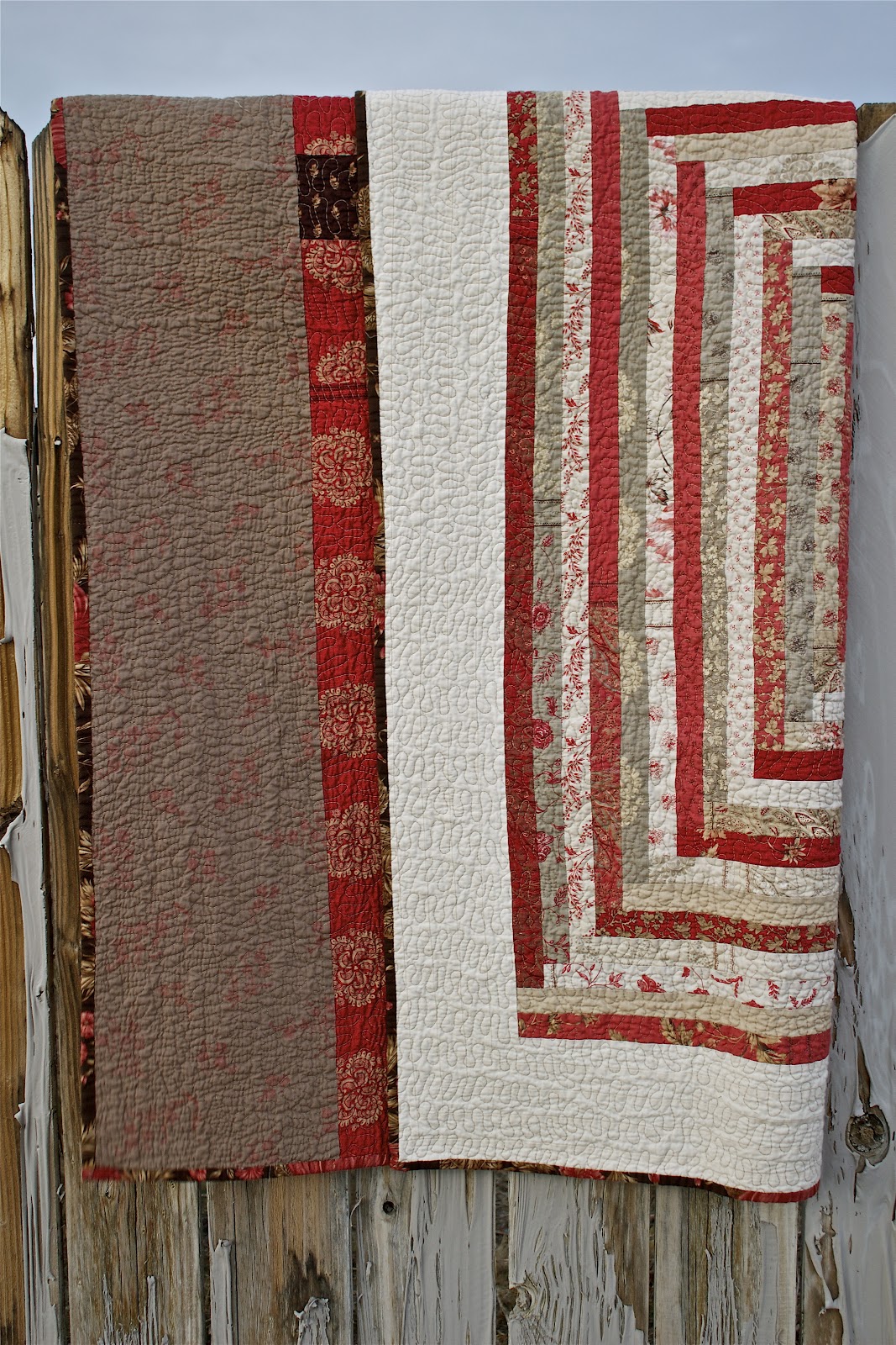 ARTFULIFE Giant Log Cabin Quilt Finished!