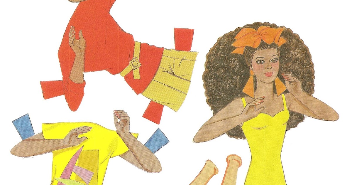 Mostly Paper Dolls Too! Dee Dee from BARBIE ROCKERS Paper Doll Book