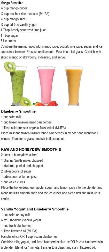 Weight Loss Smoothie Recipes With Flaxseed