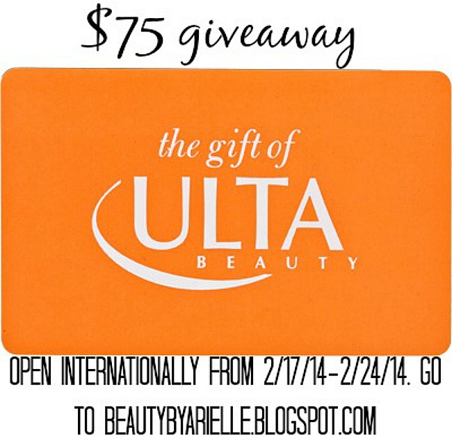 International Giveaway: $75 Ulta Giftcard