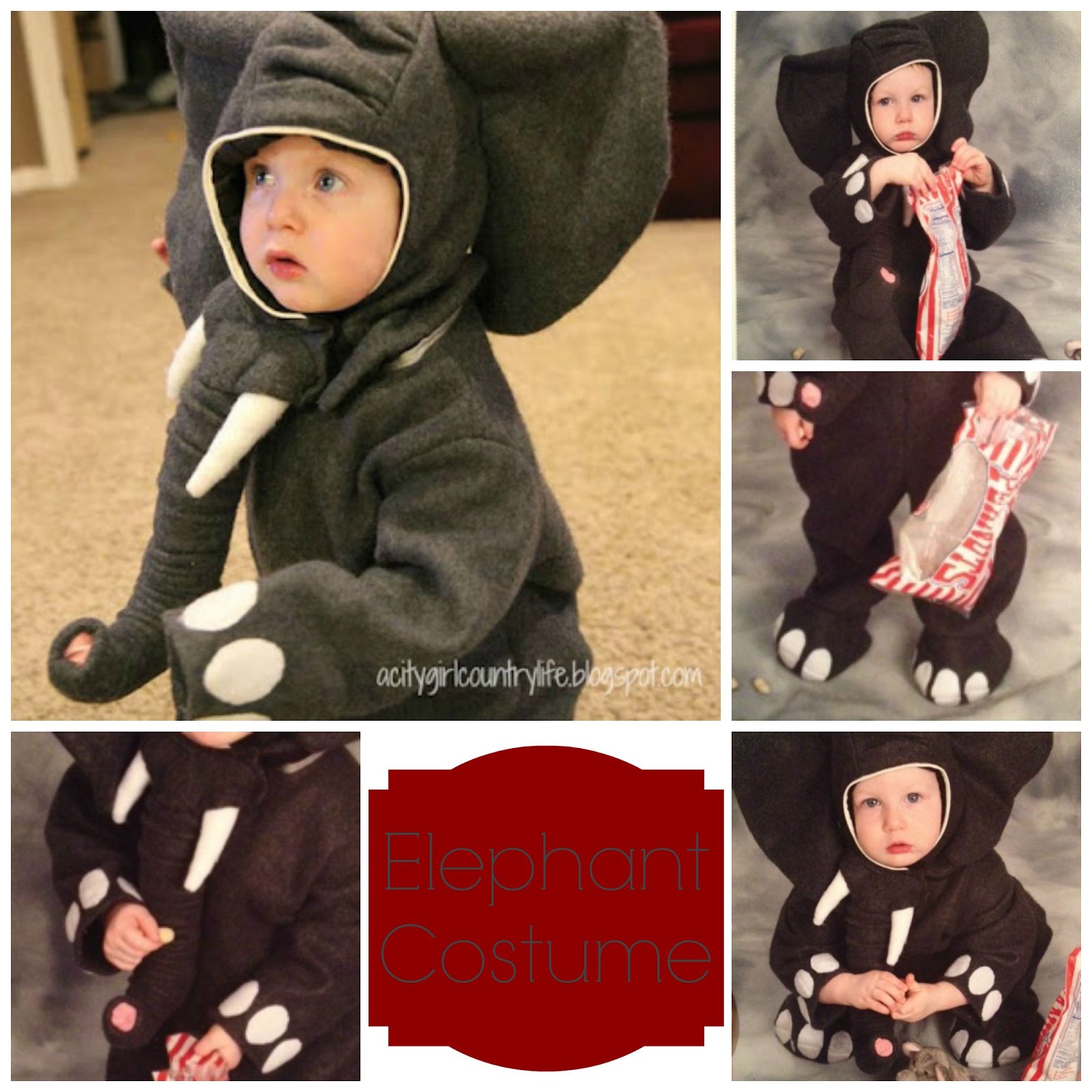 City Girl Country Life Elephant Halloween Costume McCall's 6105