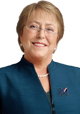 Michelle Bachelet siempre risueña Michelle Bachelet siempre risueña