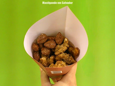 Nutty Bavarian: Nuts doces no cone