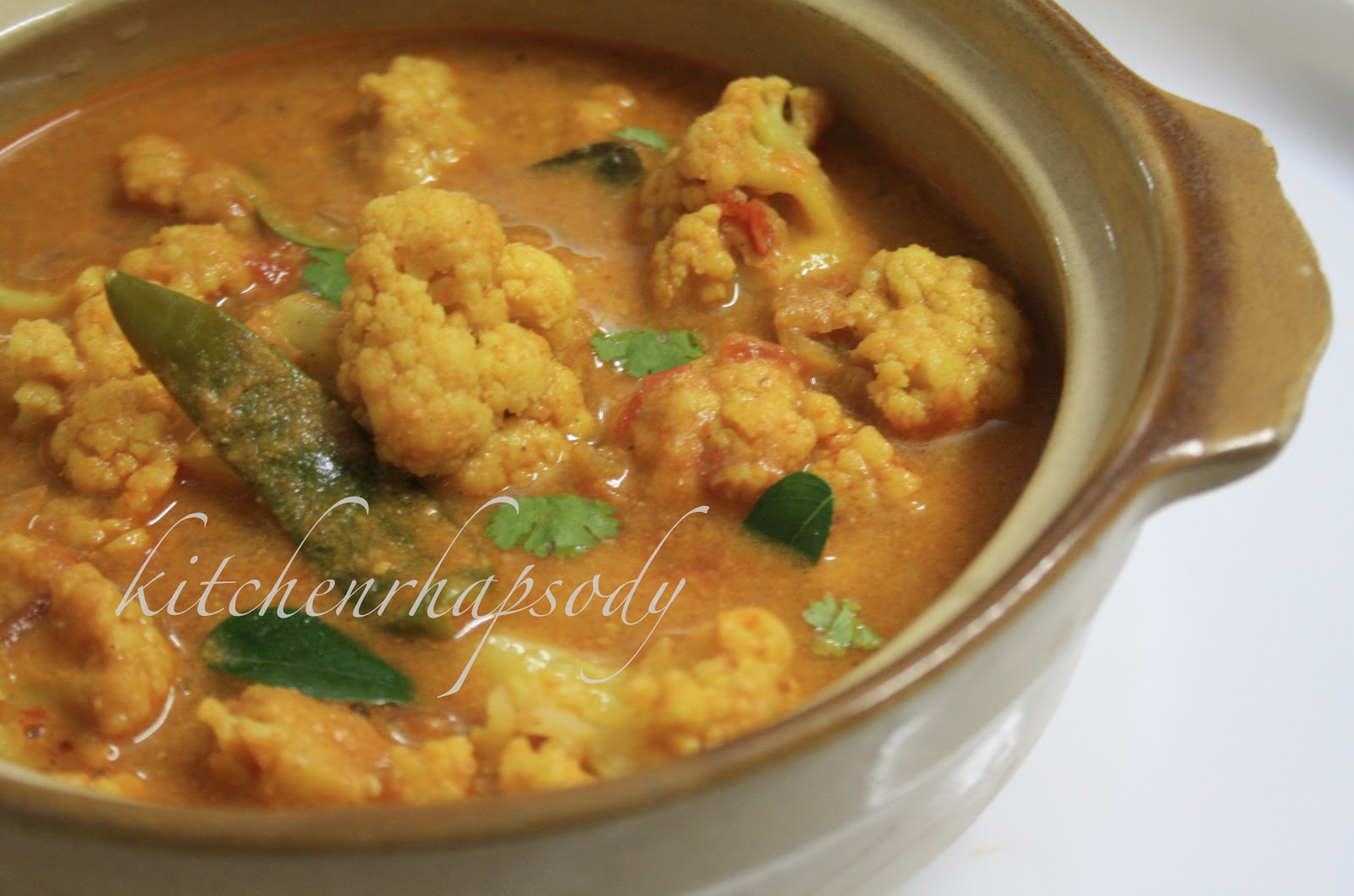 KITCHEN RHAPSODY Cauliflower Kurma
