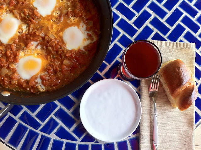 Shakshuka Breakfast Overhead