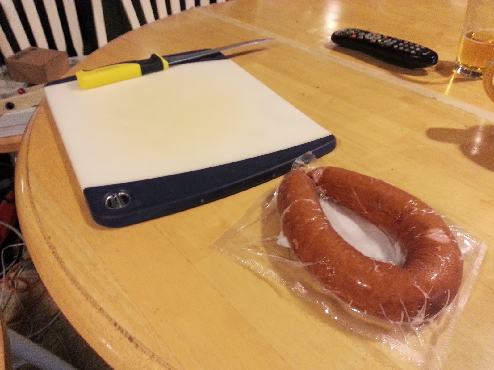 DeepFried Smoked Kielbasa Salad!!