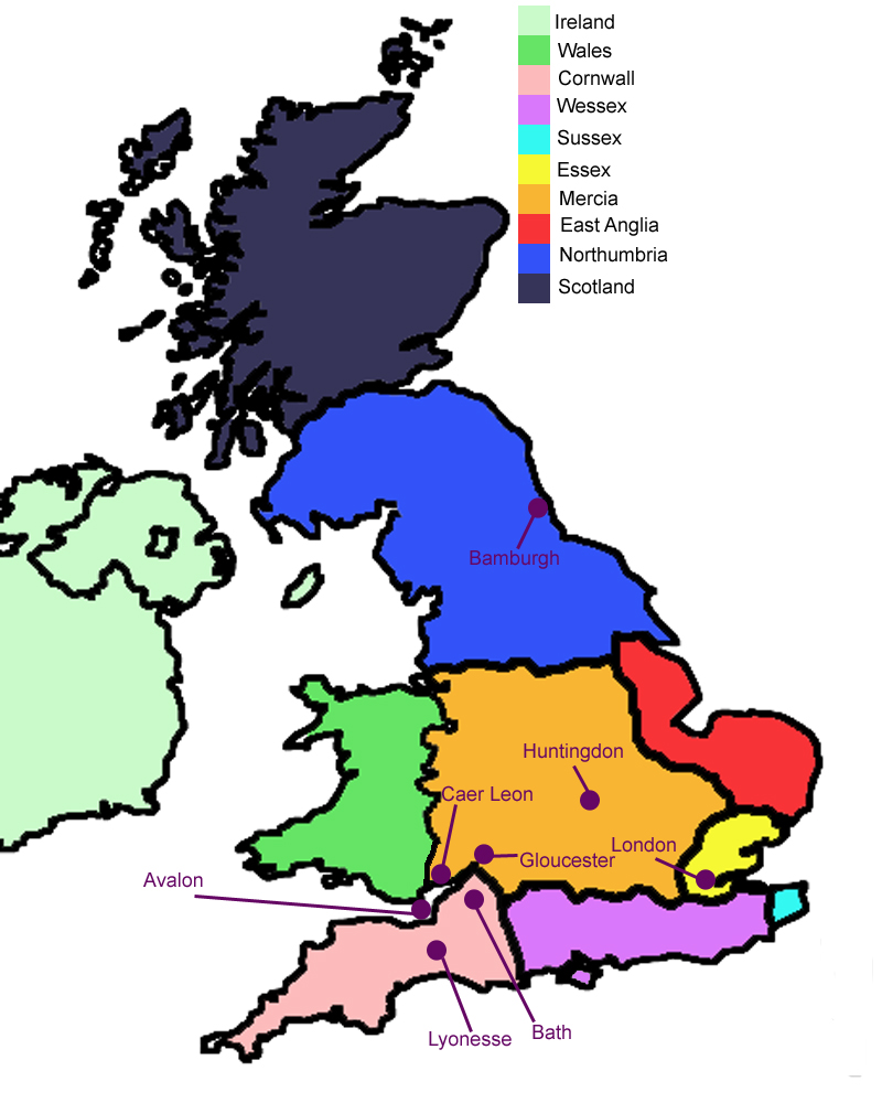 Canadoll Fanfiction Map of Britain's AngloSaxon Kingdoms