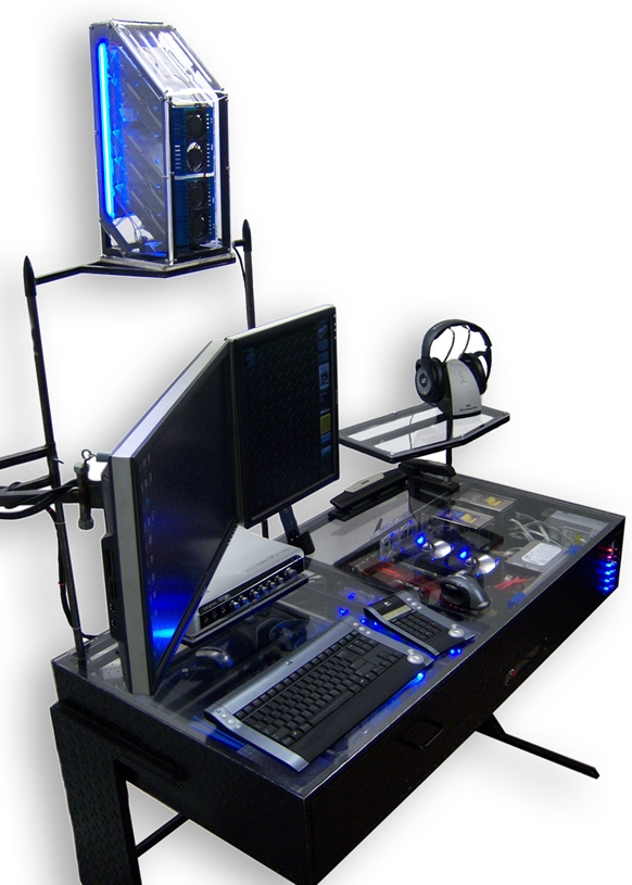 Computer Desk Led Plexiglass Case Mod Ecn Blog