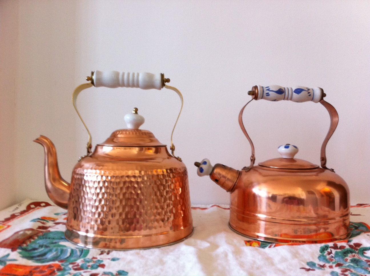 Lady Jane's Treasure Trove *SOLD* Two perfectly mismatched copper