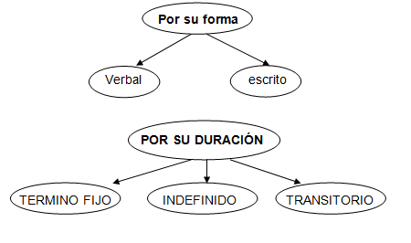 FORMA DE CONTRATO DE TRABAJO forma de contrato de trabajo:
