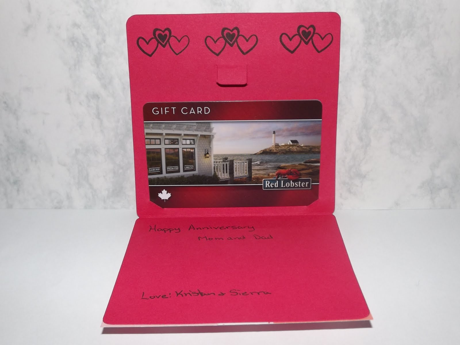 Babycakes: Happy Anniversary To My Parents(Gift Card Holder)
