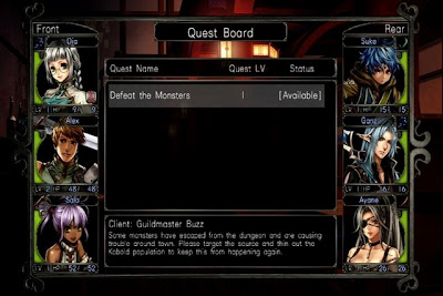 Wizardry: The Labyrinth of Lost Souls, screen, image, psp