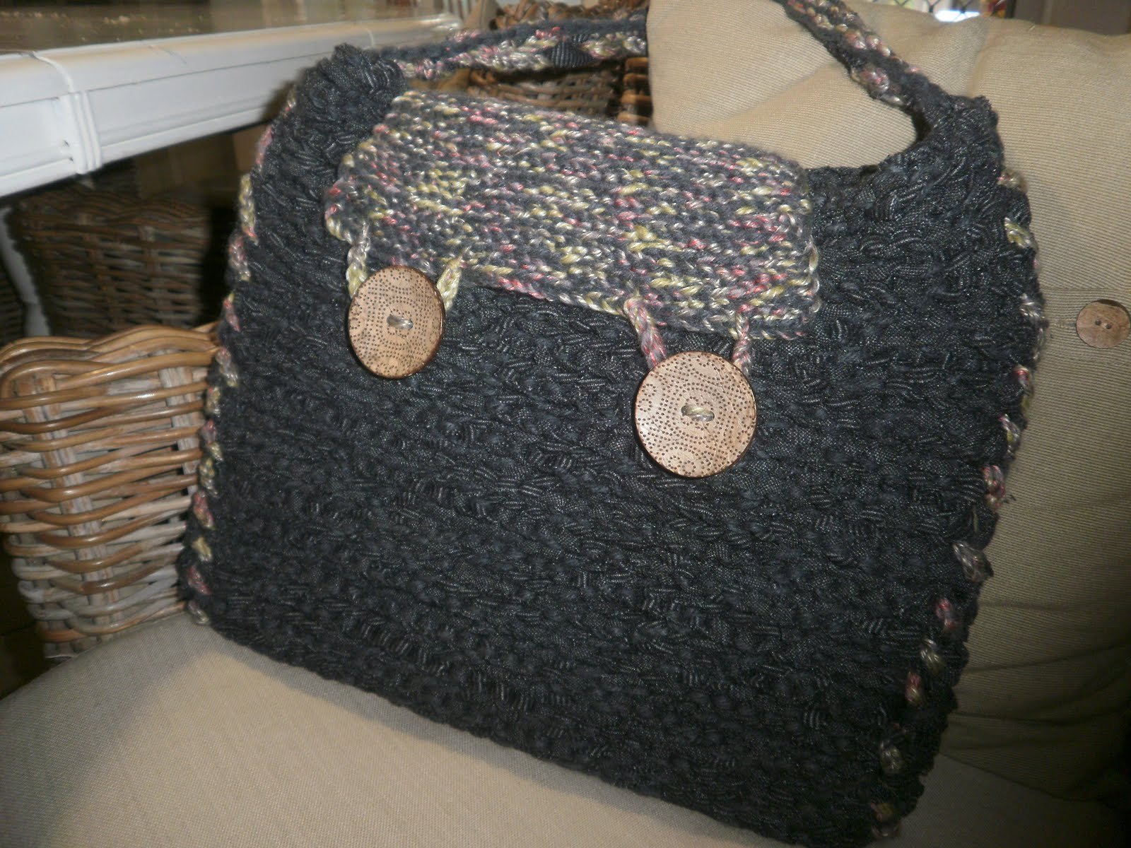 Crochet Laptop Bag