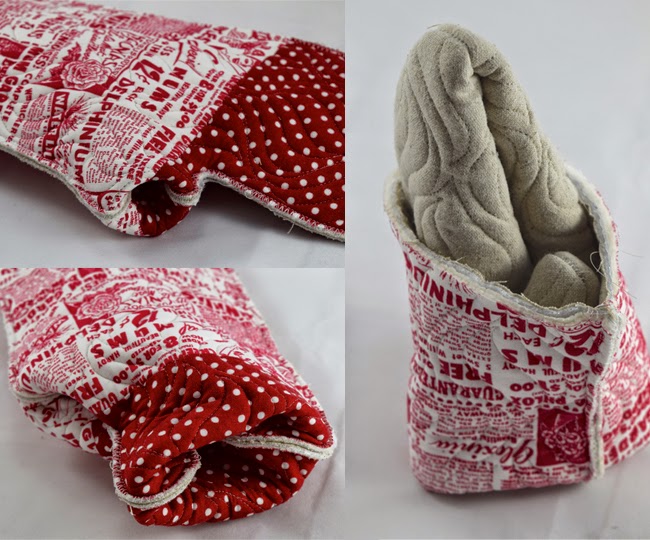 Fort Worth Fabric Studio Quilted Oven Mitt Tutorial