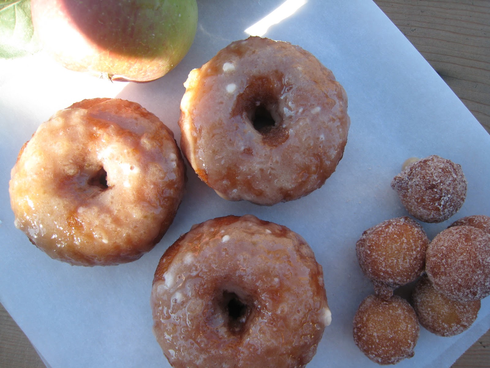 The Way to My Family's Heart Applesauce Doughnuts