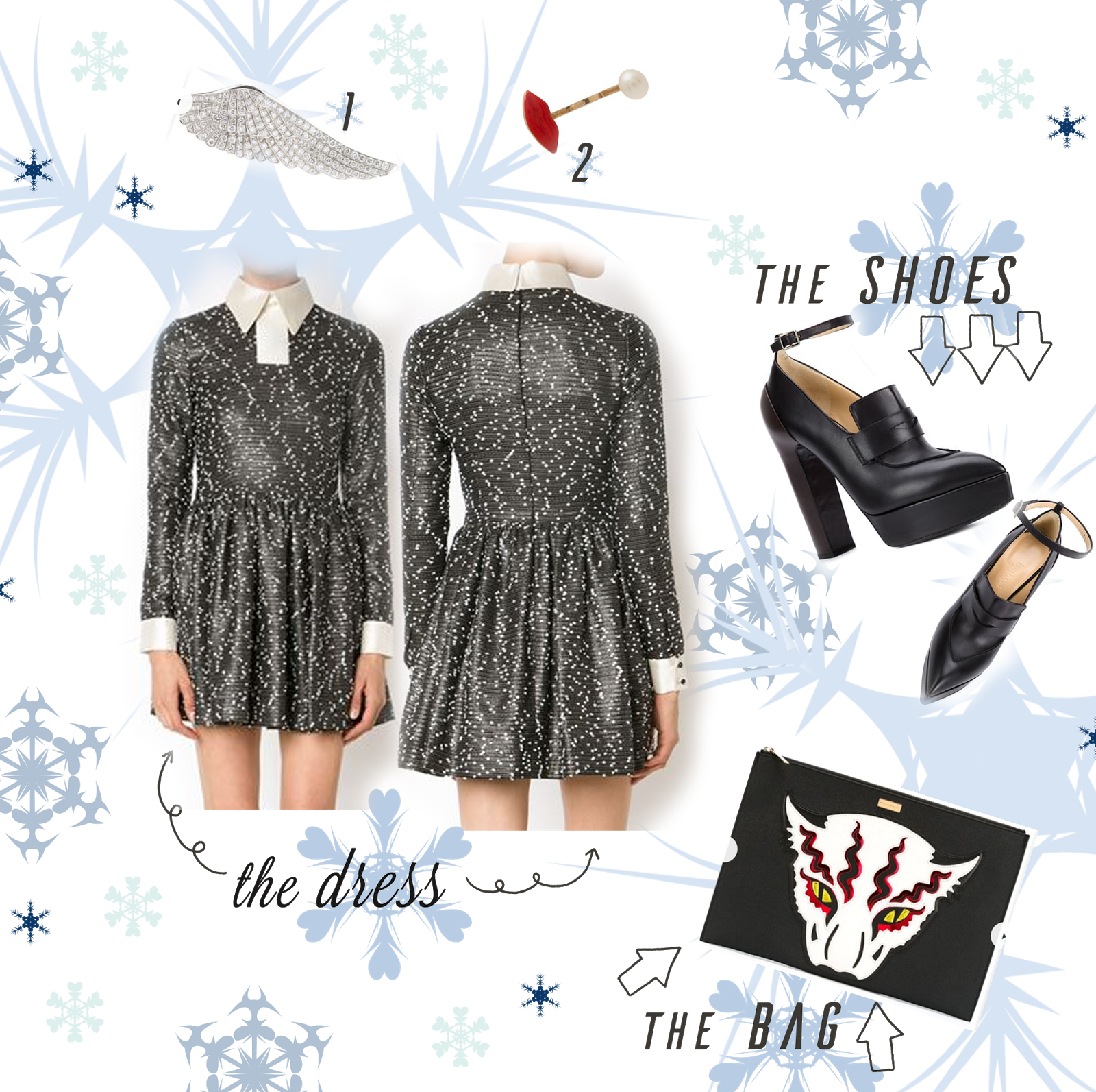 PERFECT PARTY LOOK holiday season farfetch designer outfit