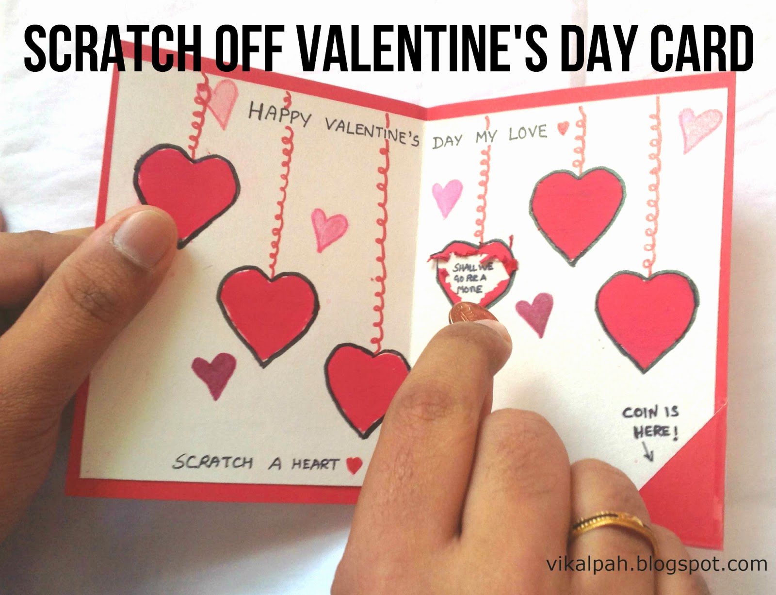 vikalpah scratch off v day card s day card maker