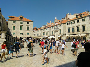 Luza Square in Dubrovnik Old town.