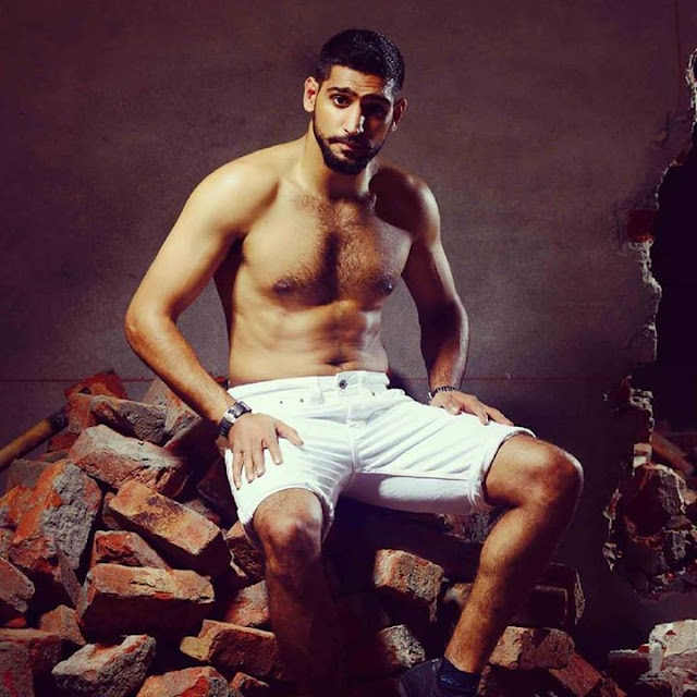 Boxer Amir Khan Goes Shirtless for Pepe Jeans Photoshoot
