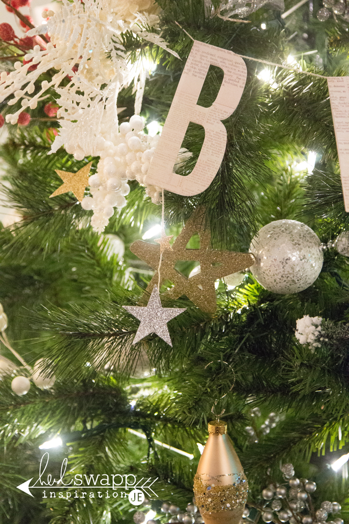 Christmas Tree with @heidiswapp's wall words by @createoften