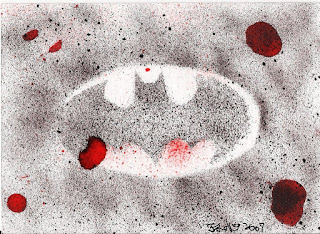 Batman Logo (Airbrushed)