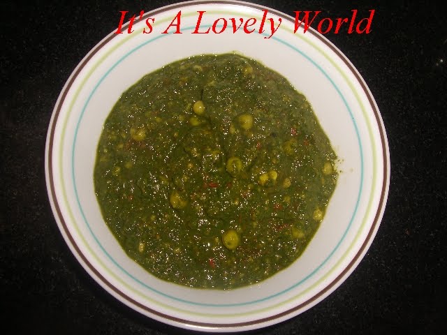 Palak Matar Recipe