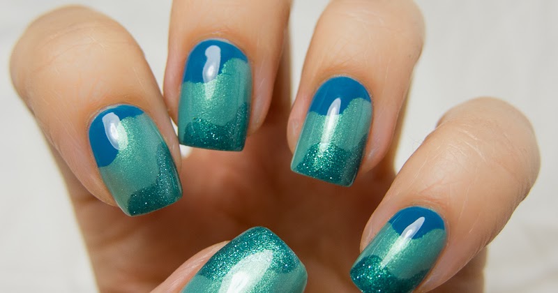 How to Create Water Waves Nail Art - wide 4