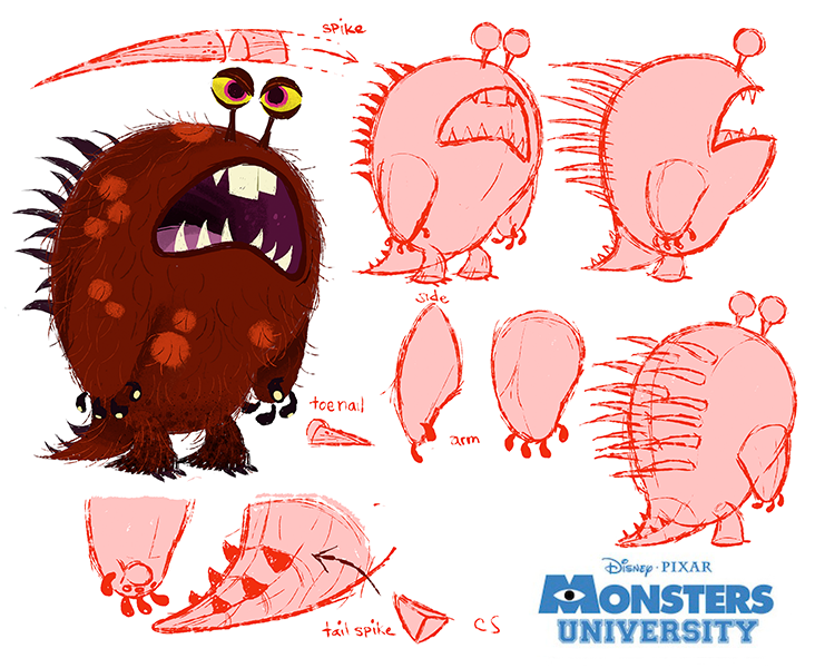 Monsters University Character Design and Animation 