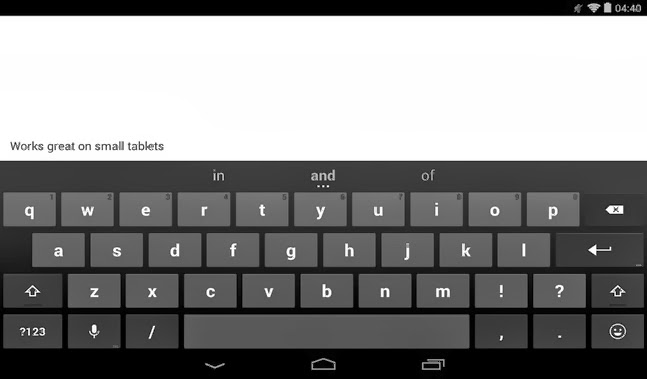 Google Keyboard android apk - Screenshoot