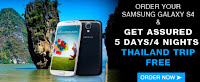 Free Thailand Vacation, Samsung Galaxy S4, Buy, Best Deal