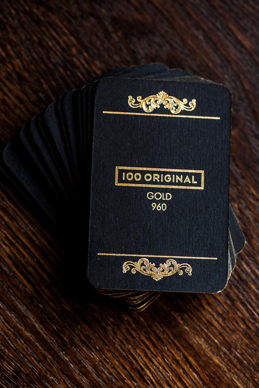 Gold Foiled Business Card Gold Foiled Business Card