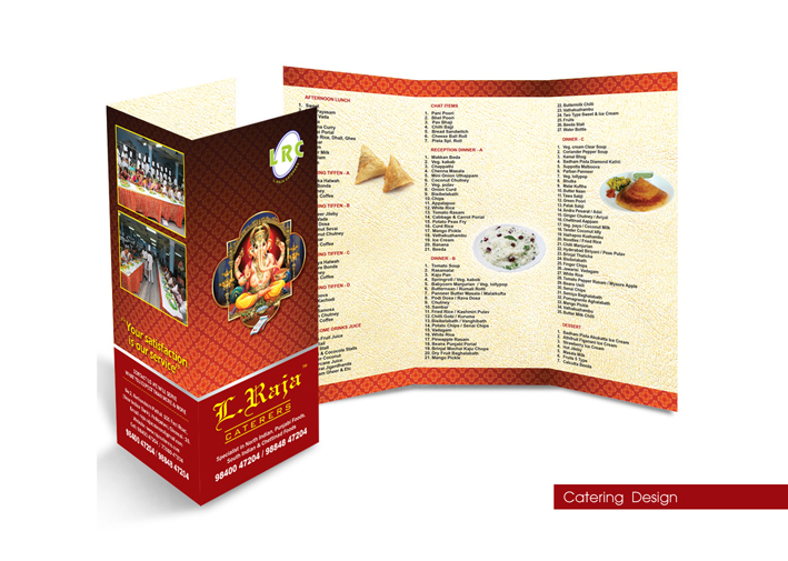 catering menu design