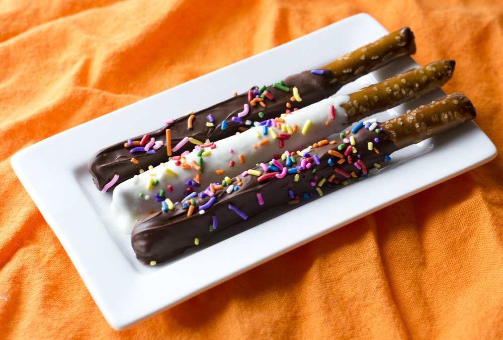 The World in My Kitchen Chocolate Covered Pretzels