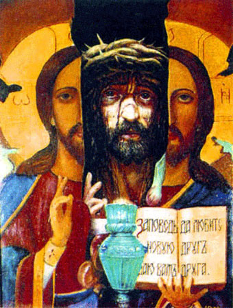 икона христос страдающий художник александр исачев