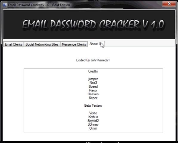 Email Password Cracker V10 Gold Edition Free Downloadrar