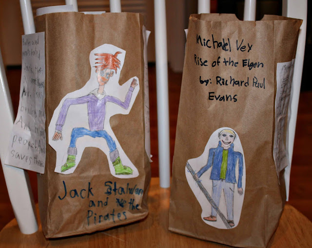 Brown bag book report picture